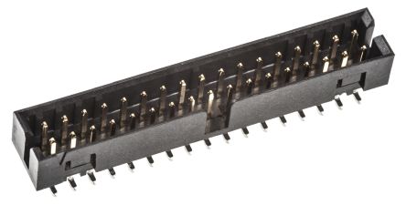 Molex Milli-Grid Leiterplatten-Stiftleiste Gerade, 34-polig / 2-reihig, Raster 2.0mm, Kabel-Platine,