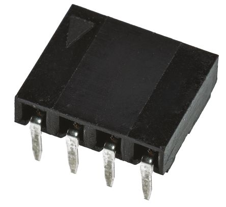 Molex Conector Hembra Para PCB Ángulo De 90° Serie C-Grid 90148, De 4 Vías En 1 Fila, Paso 2.54mm, 350 V, 12A, Montaje