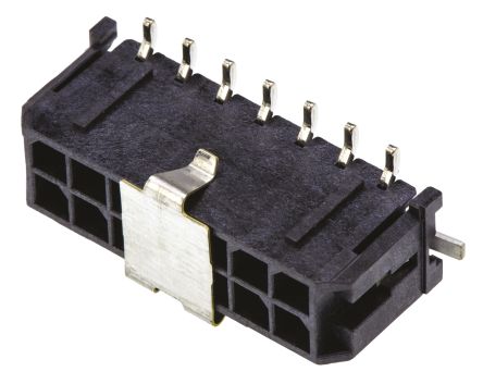 Molex Micro-Fit 3.0 Leiterplatten-Stiftleiste Gerade, 14-polig / 2-reihig, Raster 3.0mm, Kabel-Platine,