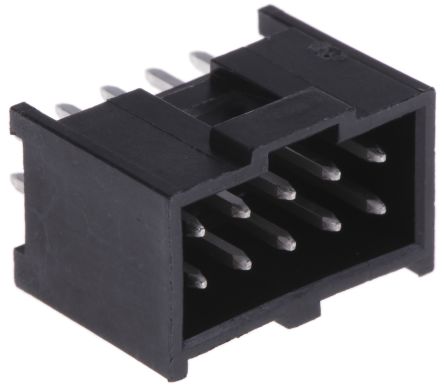 Molex C-Grid III Leiterplatten-Stiftleiste Gerade, 10-polig / 2-reihig, Raster 2.54mm, Kabel-Platine,