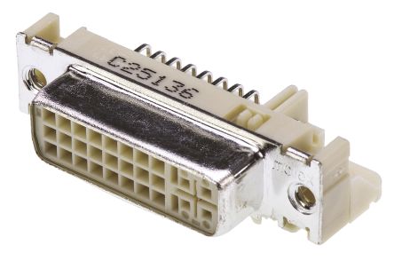 Molex MicroCross 74320 29 Way Right Angle Through Hole D-sub Connector Socket, 1.91mm Pitch