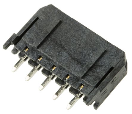 Molex Micro-Fit 3.0 Series Straight Through Hole PCB Header, 5 Contact(s), 3.0mm Pitch, 1 Row(s), Shrouded