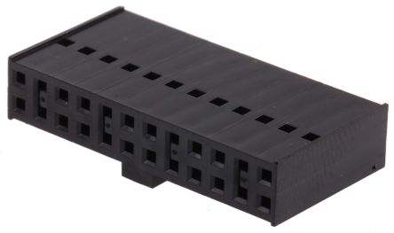 Molex C-Grid III Steckverbindergehäuse Buchse 2.54mm, 24-polig / 2-reihig Gerade, Kabelmontage Für