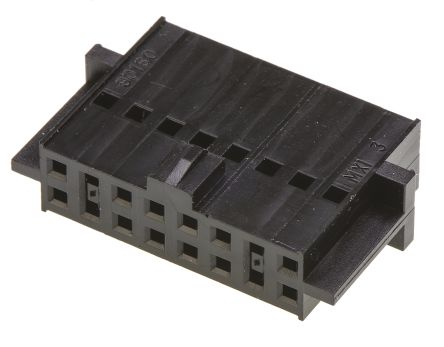 Molex C-Grid III Steckverbindergehäuse Buchse 2.54mm, 16-polig / 2-reihig Gerade, Kabelmontage Für