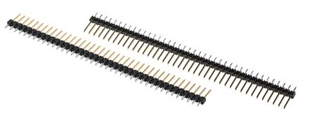 Molex C-Grid III Stiftleiste Gerade, 40-polig / 1-reihig, Raster 2.54mm, Kabel-Platine, Lötanschluss-Anschluss, 3.0A,