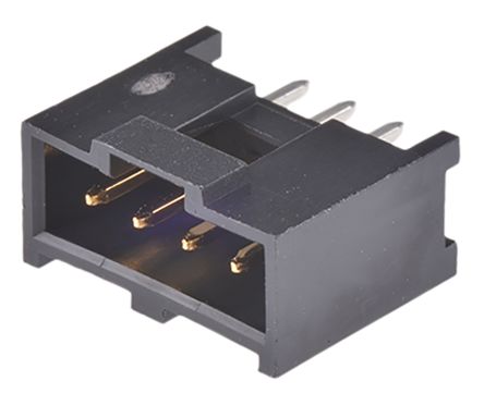 Molex C-Grid III Series Straight Through Hole PCB Header, 4 Contact(s), 2.54mm Pitch, 1 Row(s), Shrouded