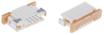 Molex Easy-On, SMD FPC-Steckverbinder, Buchse, 4-polig / 1-reihig, Raster 1mm Lötanschluss