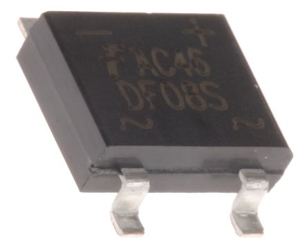 Onsemi Raddrizzatore A Ponte, Monofase, ON Semiconductor, Ifwd 1.5A, VRRM 800V, SDIP SMD, 4 Pin