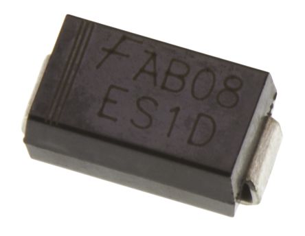 Onsemi Diodo, ES1D, Conmutación, 1A, 200V Conexión De Silicio, 15ns, DO-214AC (SMA), 2-Pines 920mV