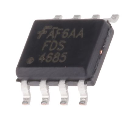 Onsemi PowerTrench FDS4685 P-Kanal, SMD MOSFET 40 V / 8,2 A 2,5 W, 8-Pin SOIC