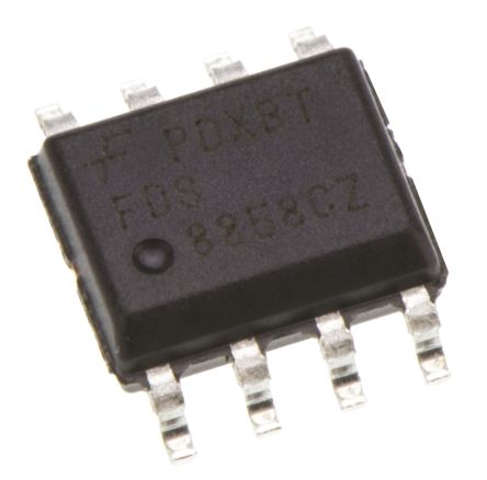 Onsemi PowerTrench FDS8858CZ N/P-Kanal-Kanal Dual, SMD MOSFET 30 V / 7,3 A; 8,6 A 1,6 W, 8-Pin SOIC
