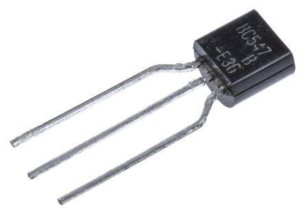 Onsemi BC547B-ML NPN Transistor, 100 MA, 45 V, 3-Pin TO-92