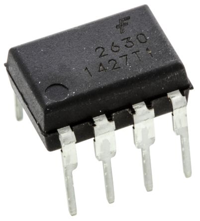 Onsemi THT Optokoppler DC-In / Logikgatter-Out, 8-Pin DIP, Isolation 2.500 V Ac