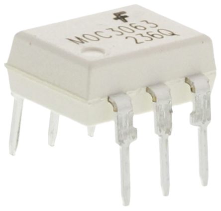 Onsemi THT Optokoppler / Triac-Treiber-Out, 6-Pin DIP, Isolation 4170 V Eff Ac (Minimum)