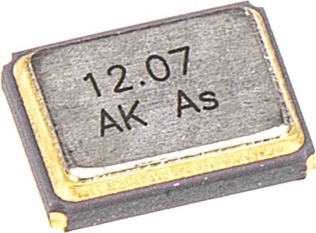 AKER Unidad De Cristal 12MHZ, ±30ppm, SMD, 4-Pin, 3.2 X 2.5 X 0.75mm