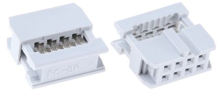ASSMANN WSW 8-Way IDC Connector Socket For Cable Mount, 2-Row