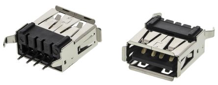 ASSMANN WSW USB-Steckverbinder 2.0 A / 1.0A, THT-Lötanschluss