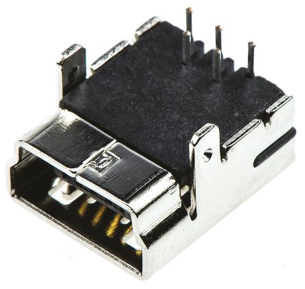 ASSMANN WSW USB-Steckverbinder B Buchse / 1.0A, THT-Lötanschluss