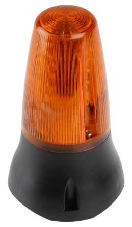 Moflash LEDD125, LED Blitz, Dauer Signalleuchte Orange, 230 V, Ø 98mm X 162mm