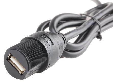 ASSMANN WSW USB-Kabel, USBA / Offenes Ende, 1m USB 2.0 Schwarz