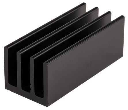 Fischer 电子散热器, 50 x 21.45 x 19mm, 8.5K/W, 黑色