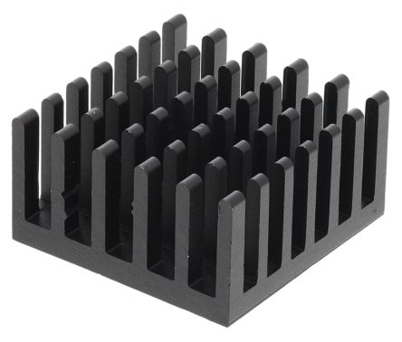 Fischer Elektronik Kühlkörper Für Universelle Quadratische Alu 14.8K/W, 23mm X 23mm X 12.3mm
