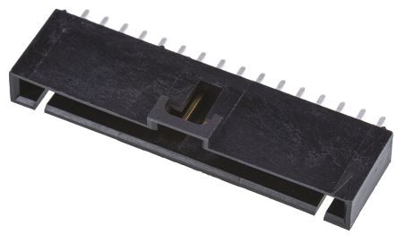 Molex SL Leiterplatten-Stiftleiste Gerade, 16-polig / 1-reihig, Raster 2.54mm, Kabel-Platine, Lötanschluss-Anschluss,