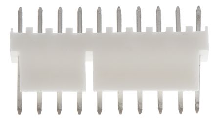 Molex KK 254 Stiftleiste Gerade, 10-polig / 1-reihig, Raster 2.54mm, Kabel-Platine, Lötanschluss-Anschluss, 4.0A, Nicht