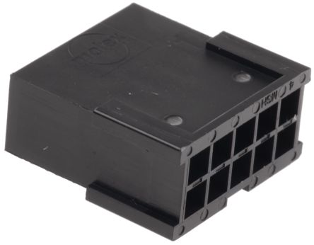 Molex Micro-Fit 3.0 Steckverbindergehäuse Stecker 3mm, 10-polig / 2-reihig Gerade, Kabelmontage Für Stecker
