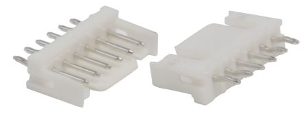 TE Connectivity AMP CT Leiterplatten-Stiftleiste Gerade, 6-polig / 1-reihig, Raster 2.0mm, Kabel-Platine,