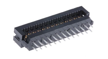 TE Connectivity AMP-LATCH IDC-Steckverbinder Stecker, Gewinkelt, 26-polig / 2-reihig, Raster 2.54mm