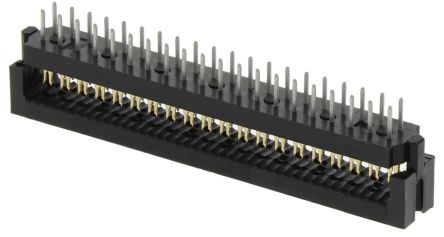 TE Connectivity AMP-LATCH IDC-Steckverbinder Stecker, Gewinkelt, 40-polig / 2-reihig, Raster 2.54mm
