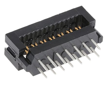 TE Connectivity AMP-LATCH IDC-Steckverbinder Stecker,, 14-polig / 2-reihig, Raster 2.54mm