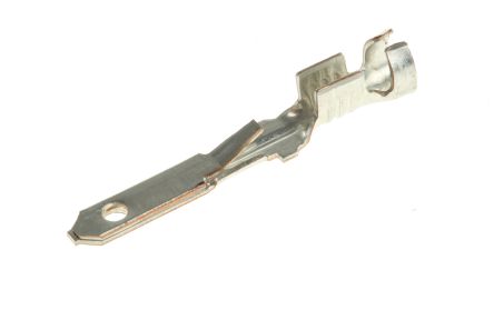 TE Connectivity FASTIN-FASTON .110 Flachsteckhülse, Unisoliert, 2.8mm, Stecker, 0.5mm² - 1.5mm², 20AWG Min