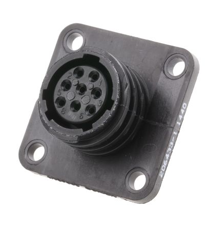 TE Connectivity Circular Connector, 8 Contacts, Panel Mount, Socket, Female, CPC Series 2 Series