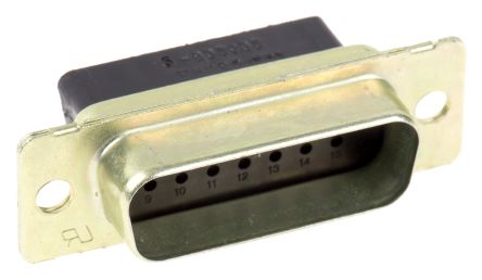 TE Connectivity Amplimite HDP-20 Sub-D Steckverbinder Stecker, 15-polig, Kabelmontage Crimp