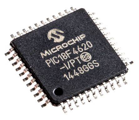 Microchip Microcontrôleur, 8bit, 3,986 Ko RAM, 1,024 Ko, 64 Ko, 40MHz, TQFP 44, Série PIC18F