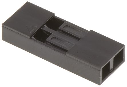 HARWIN Carcasa De Conector M20-1060200, Serie M20-10, Paso: 2.54mm, 2 Contactos,, 1 Fila Filas, Recto, Hembra