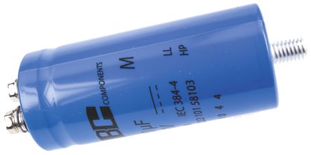 Vishay 101 PHR-ST, Schraub Aluminium-Elektrolyt Kondensator 10000μF ±20% / 63V Dc, Ø 35mm X 80mm, +85°C