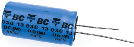 Vishay Condensador Electrolítico Serie 038 RSU, 6800μF, ±20%, 25V Dc, Radial, Orificio Pasante, 18 (Dia.) X 35mm, Paso