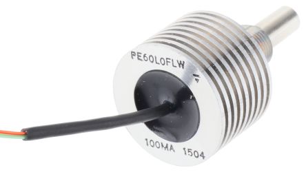 Vishay PE60, Tafelmontage Dreh Potentiometer 10Ω ±20% / 6W, Schaft-Ø 6 Mm