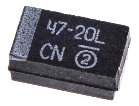 Vishay Condensateur Tantale, CMS, 47μF, 20V C.c., ±10%,, Série 293D