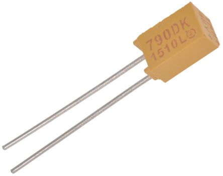Vishay 790D Kondensator, MnO2, 1μF, 40V Dc THT, 2.54mm, ±10%, +125°C