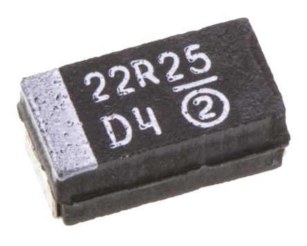 Vishay TR3 Kondensator, MnO2, 22μF, 25V Dc SMD, ±10%, Gehäuse 6032-28, +125°C