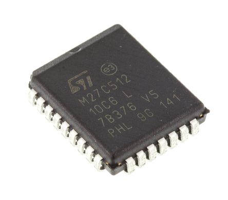 STMicroelectronics m27c512-90f6 27c512 512kbit Uv Eprom Ic cdip28 X 10 Piezas 