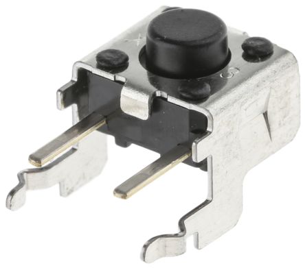 Omron Interrupteur Tactile Traversant, SPST, 6.25 X 7.3mm Avec Poussoir