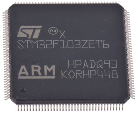 STMicroelectronics Mikrocontroller STM32F1 ARM Cortex M3 32bit SMD 512 KB LQFP 144-Pin 72MHz 64 KB RAM USB