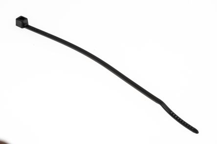 HellermannTyton T18R Nylon 66 Kabelbinder Schwarz 2,5 Mm X 100mm, 100 Stück