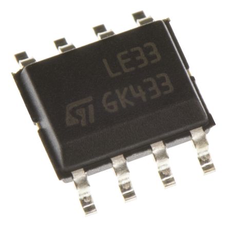 STMicroelectronics LE33CD-TR, 1 Low Dropout Voltage, Voltage Regulator 100mA, 3.3 V 8-Pin, SOIC