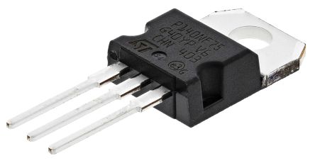 STMicroelectronics MOSFET STP140NF75, VDSS 75 V, ID 120 A, TO-220 De 3 Pines,, Config. Simple